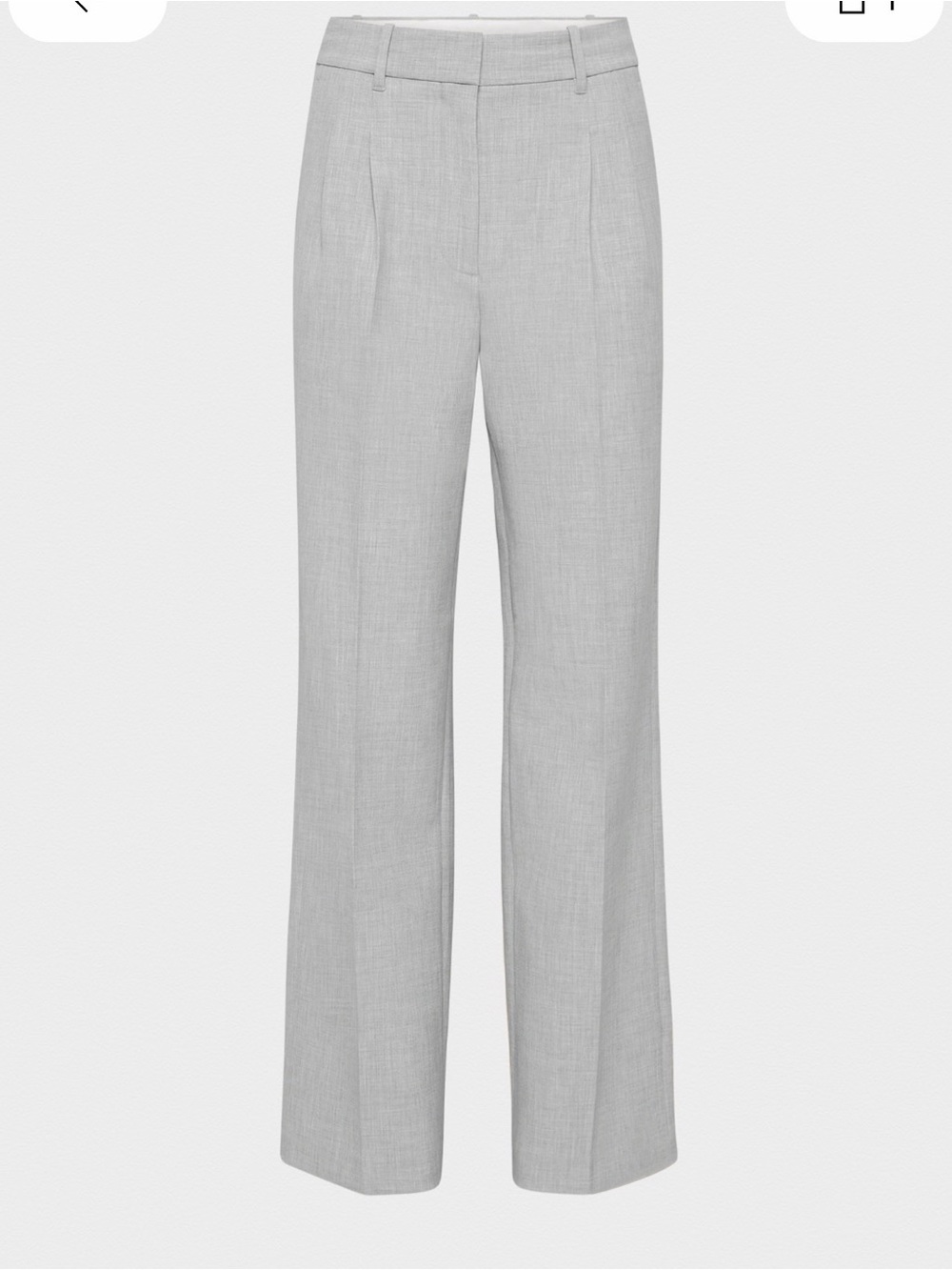 Aritzia The Effortless Pant Heather Chrome Size 10